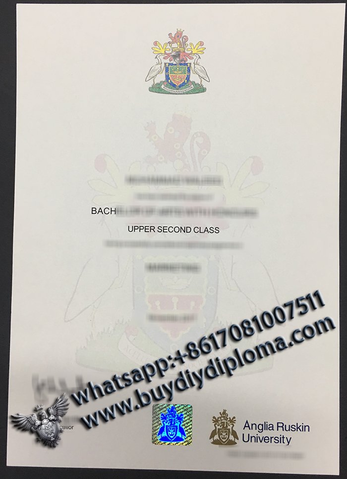 Fake Anglia Ruskin University Diploma