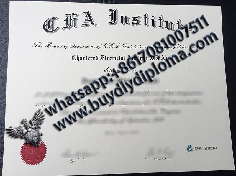 Where can I buy a high quality fake CFA certificate online?