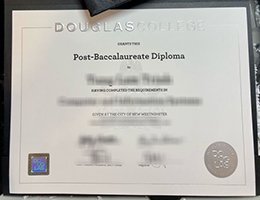 fake Douglas College Diploma