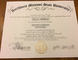 fake Northwest Missouri State university Diploma