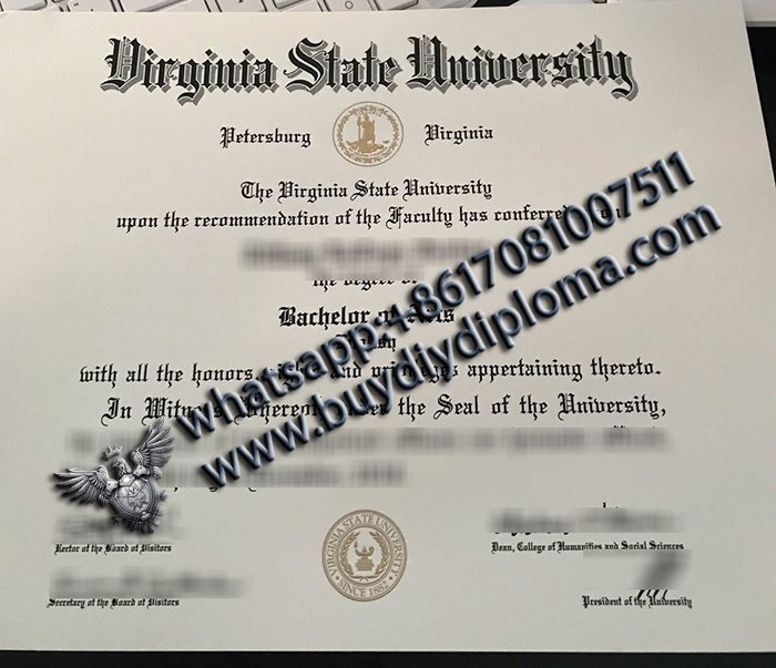 Virginia State University Diploma