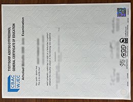 WJEC certificates