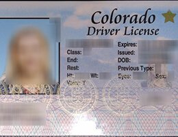 USA Colorado (CO) Scannable Drivers License