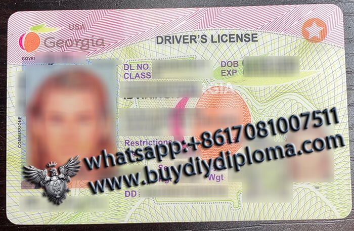 USA Georgia (GA) Scannable Drivers License