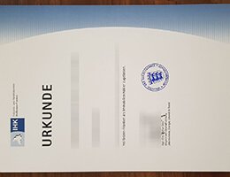 IHK Urkunde degree