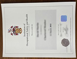 IOSH certificate