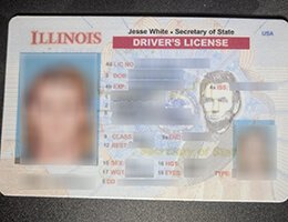 USA Illinois NEW (IL) Scannable Drivers License