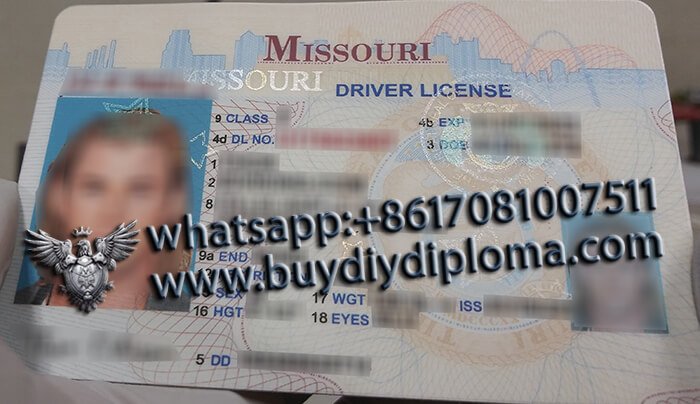 USA Missouri (MO) Scannable Drivers License