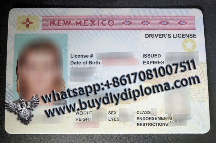 USA New Mexico (NM) Scannable Drivers License