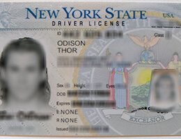 USA New York (NY) Scannable Drivers License