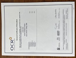 OCR CERTIICATE