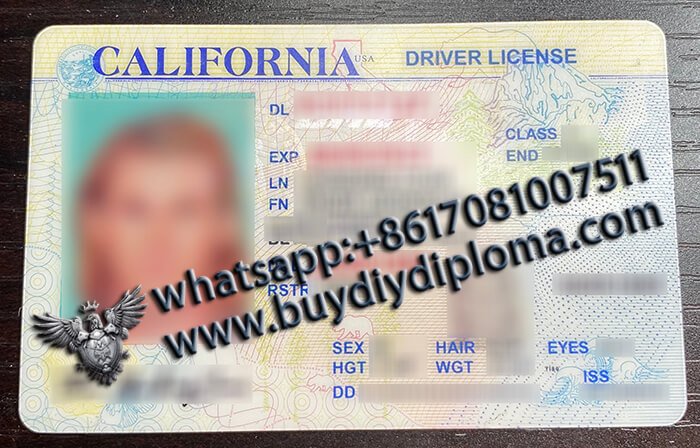 Old California Fake Scannable DRIVER LICENSE USA