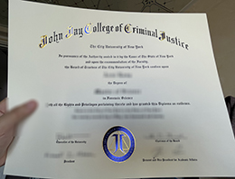 CUNY Diploma-John Jay College of Criminal Justice Diploma
