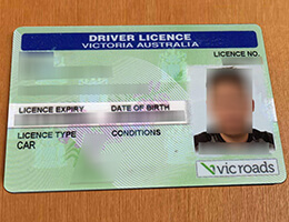 Australian Victoria Scannable Drivers-License
