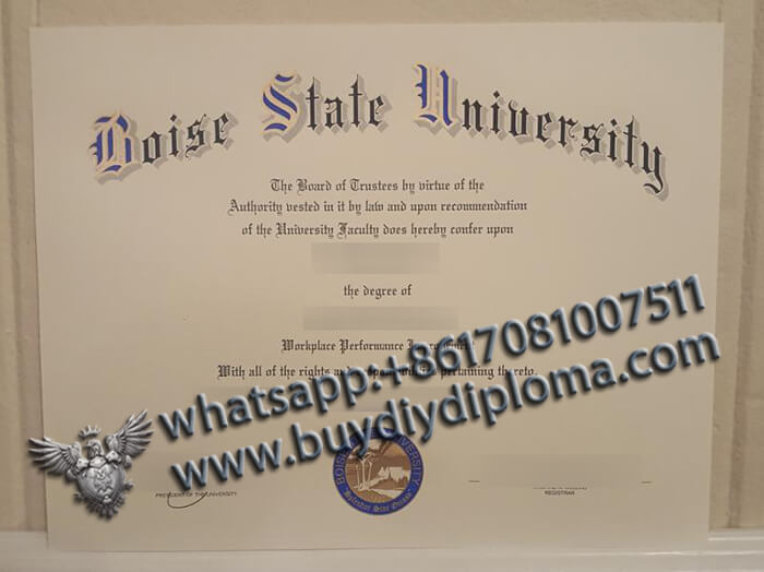 Boise State University degree