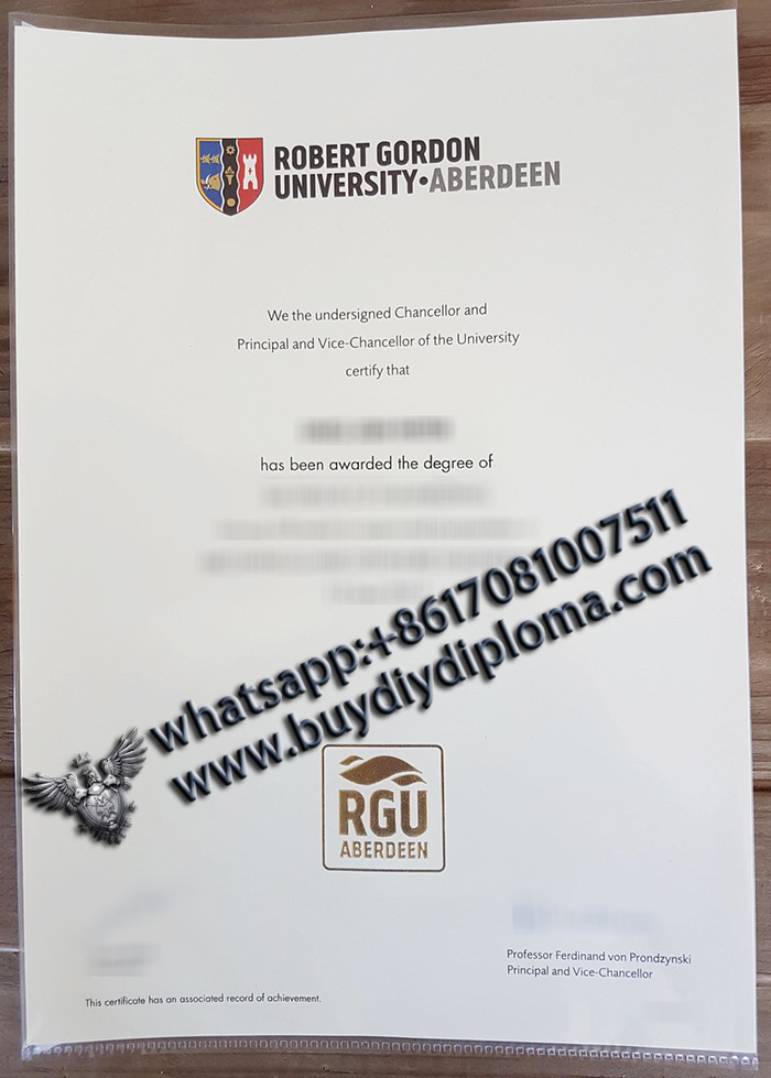 RGU Diploma