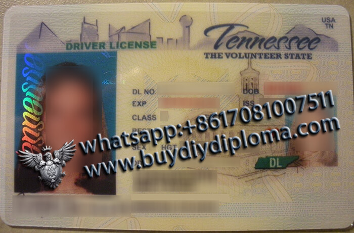 Tennessee Scannable Drivers-License