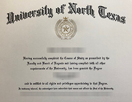 University of North Texas degree