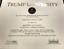 Trump University degree