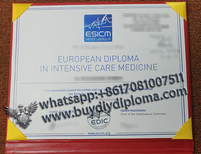 european society of intensive care medicine diploma