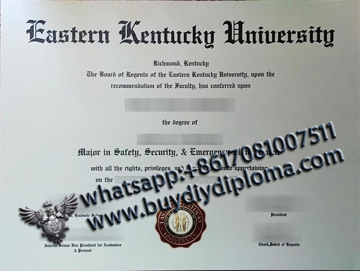 Eastern Kentucky University (EKU) degree