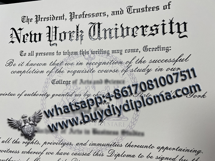 New York University degree