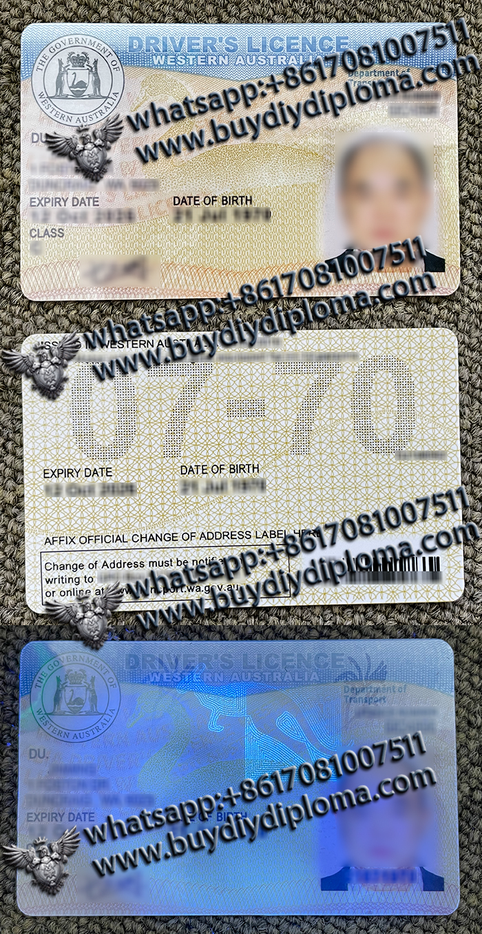 Western Australia Driver's License
