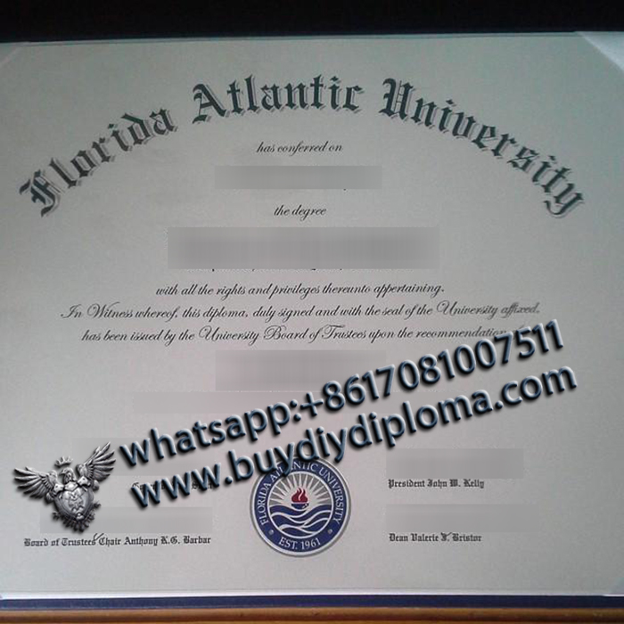 Florida Atlantic University degree