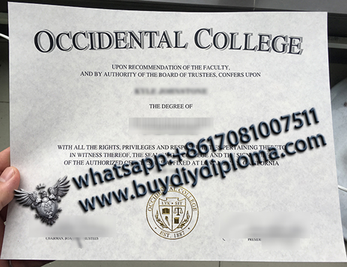 Occidental College degree Occidental College degree