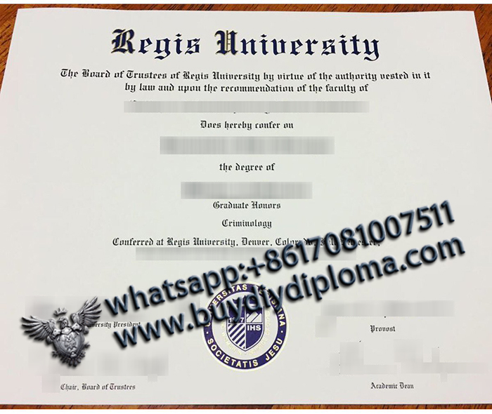 Regis University degree