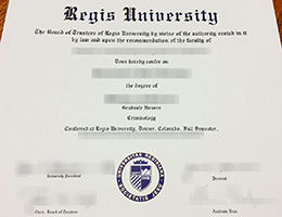 Regis University degree