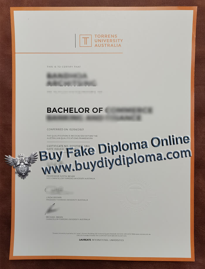 fake Torrens University Australia Degree