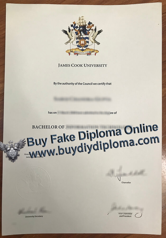 James Cook University diploma 