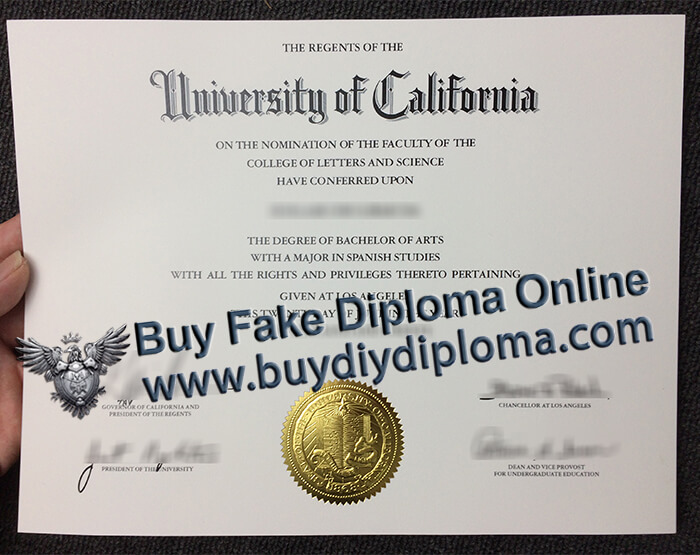 UCLA Fake diploma
