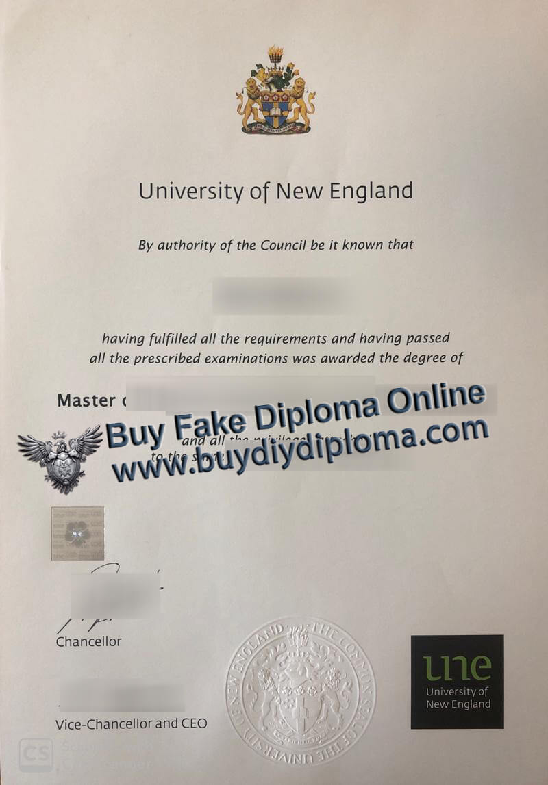 University of New England (Australia) degree