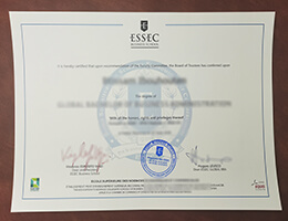 ESSEC Business School diploma， ESSEC Business School degree