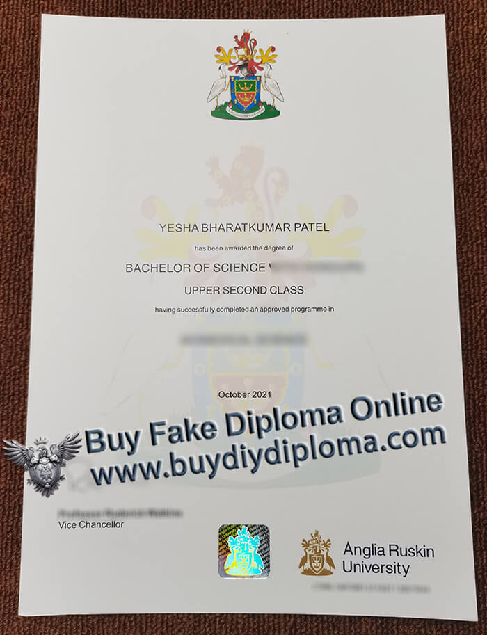 Anglia Ruskin University diploma, ARU degree