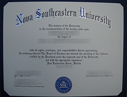 Nova Southeastern University degree