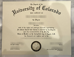 University of Colorado Boulder degree