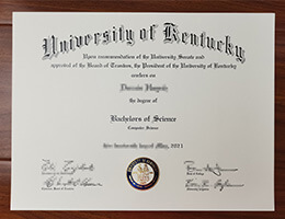 University of Kentucky diploma