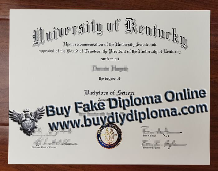 University of Kentucky diploma 