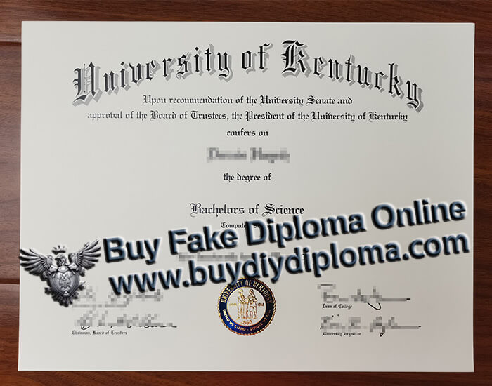 University of Kentucky diploma