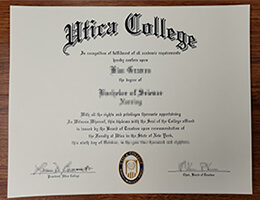 Utica College diploma