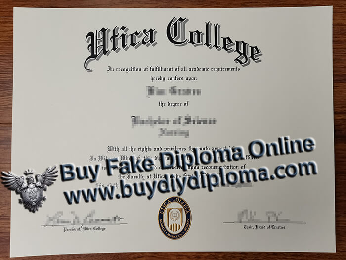 Utica College diploma