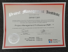 PMP certificate