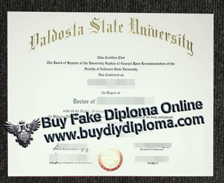 Valdosta State University diploma