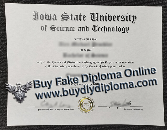  Iowa State University Diploma