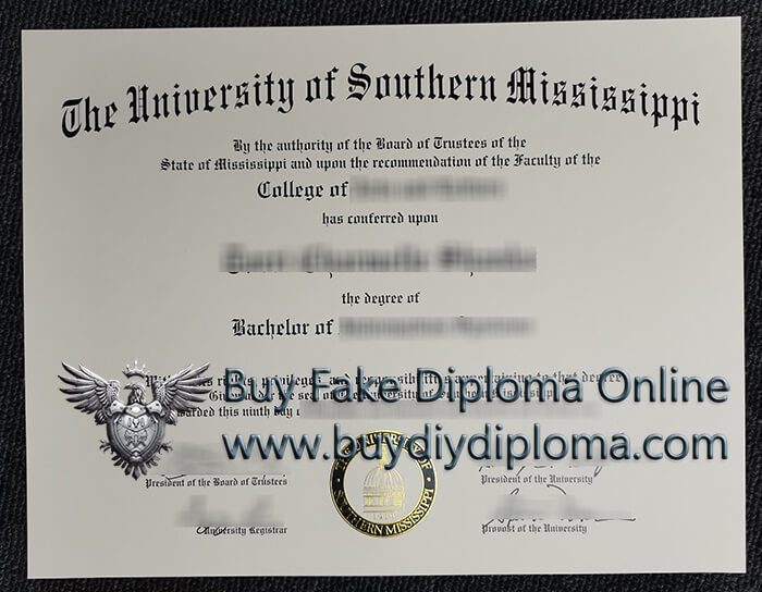  University Of Southern Mississippi Diploma