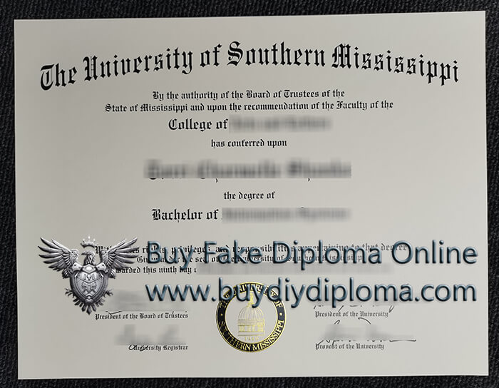 University Of Southern Mississippi Diploma