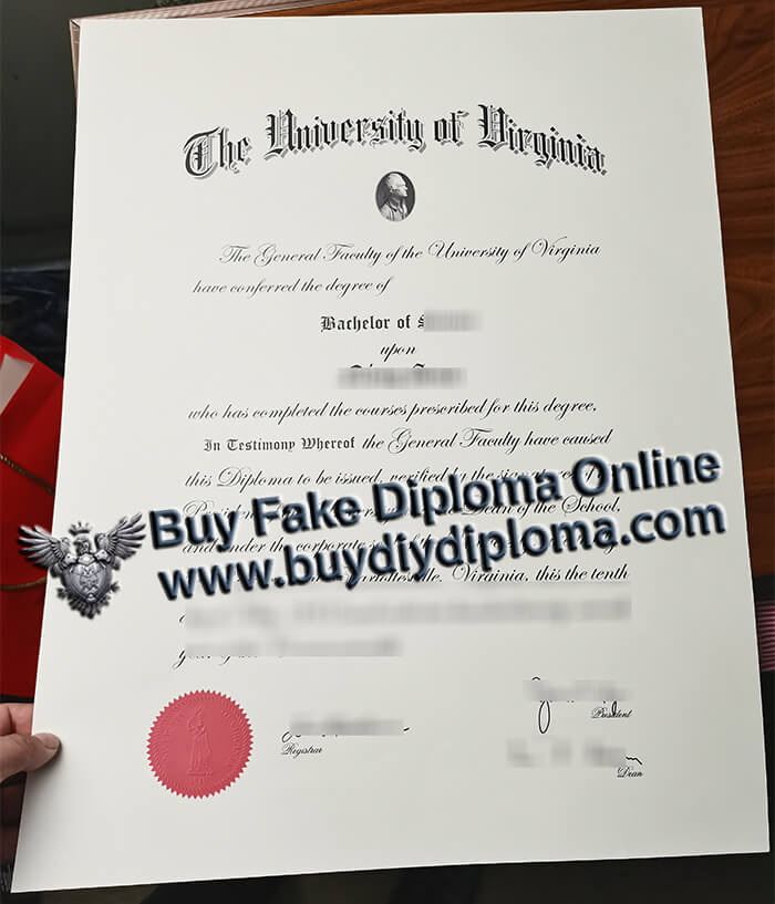 University of Virginia diploma 